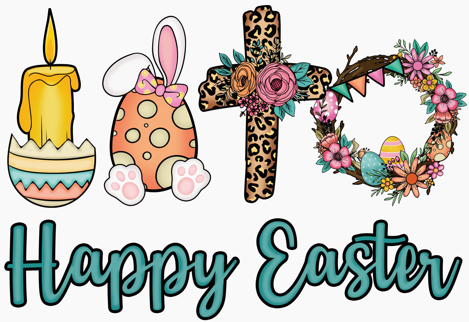 Happy Easter 2 - Easter DTF