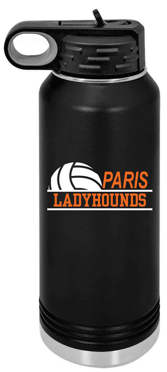 Paris Ladyhounds Volleyball Water Bottle