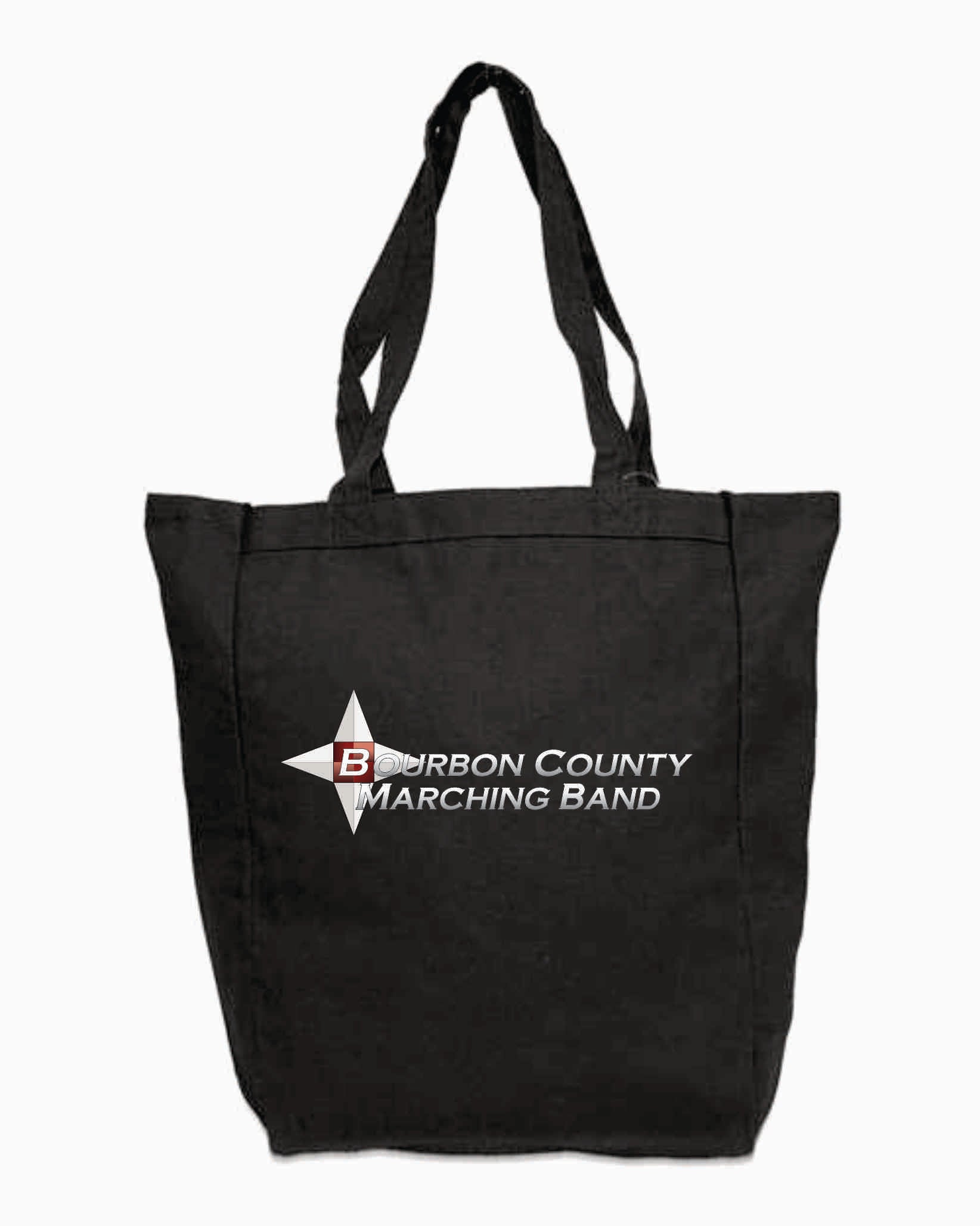 BCHS Band Black Canvas Tote Bag