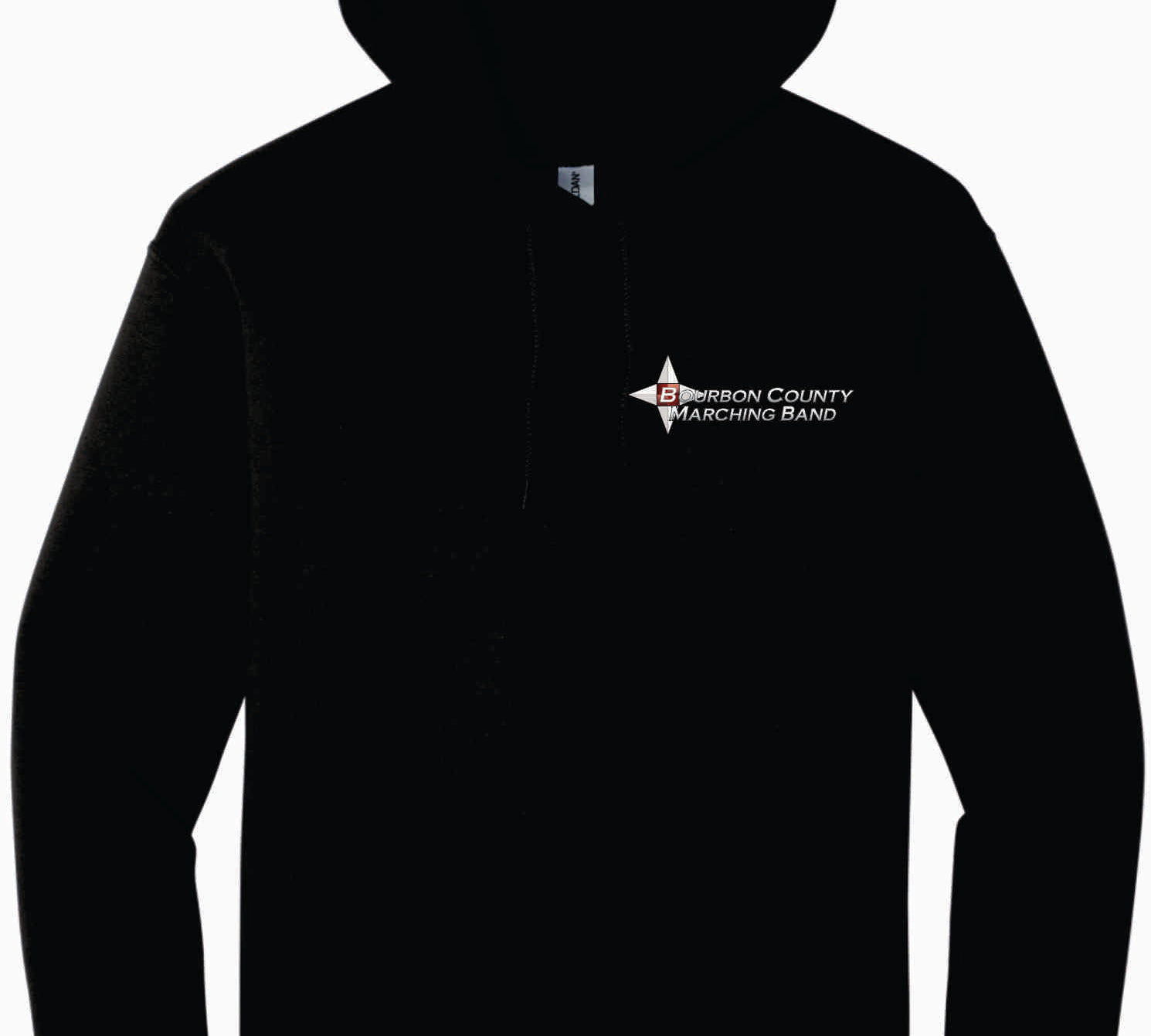 BCHSBandBlackHoodieFront.jpg