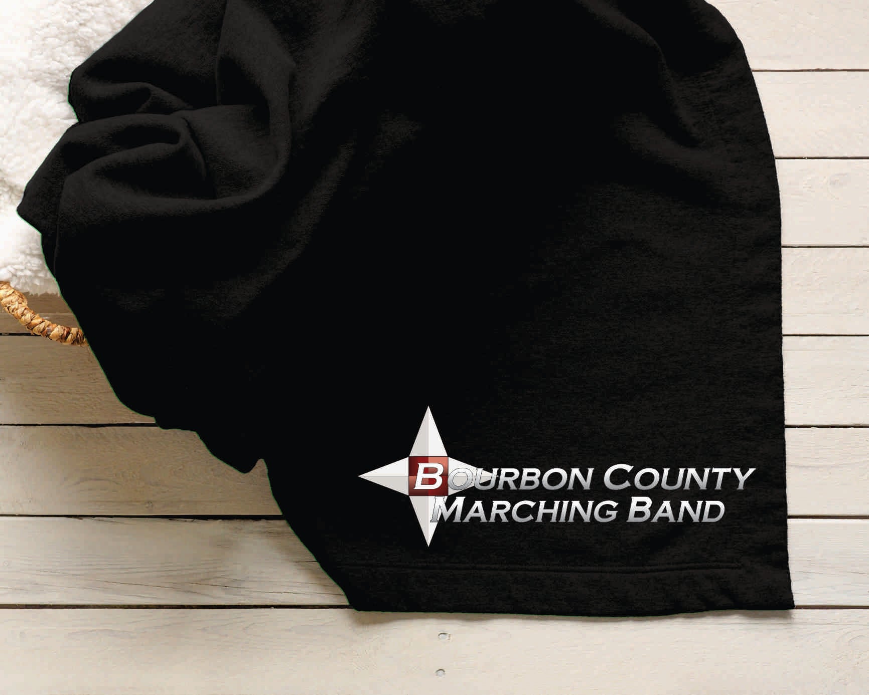 BCHS Band Black Stadium Blanket