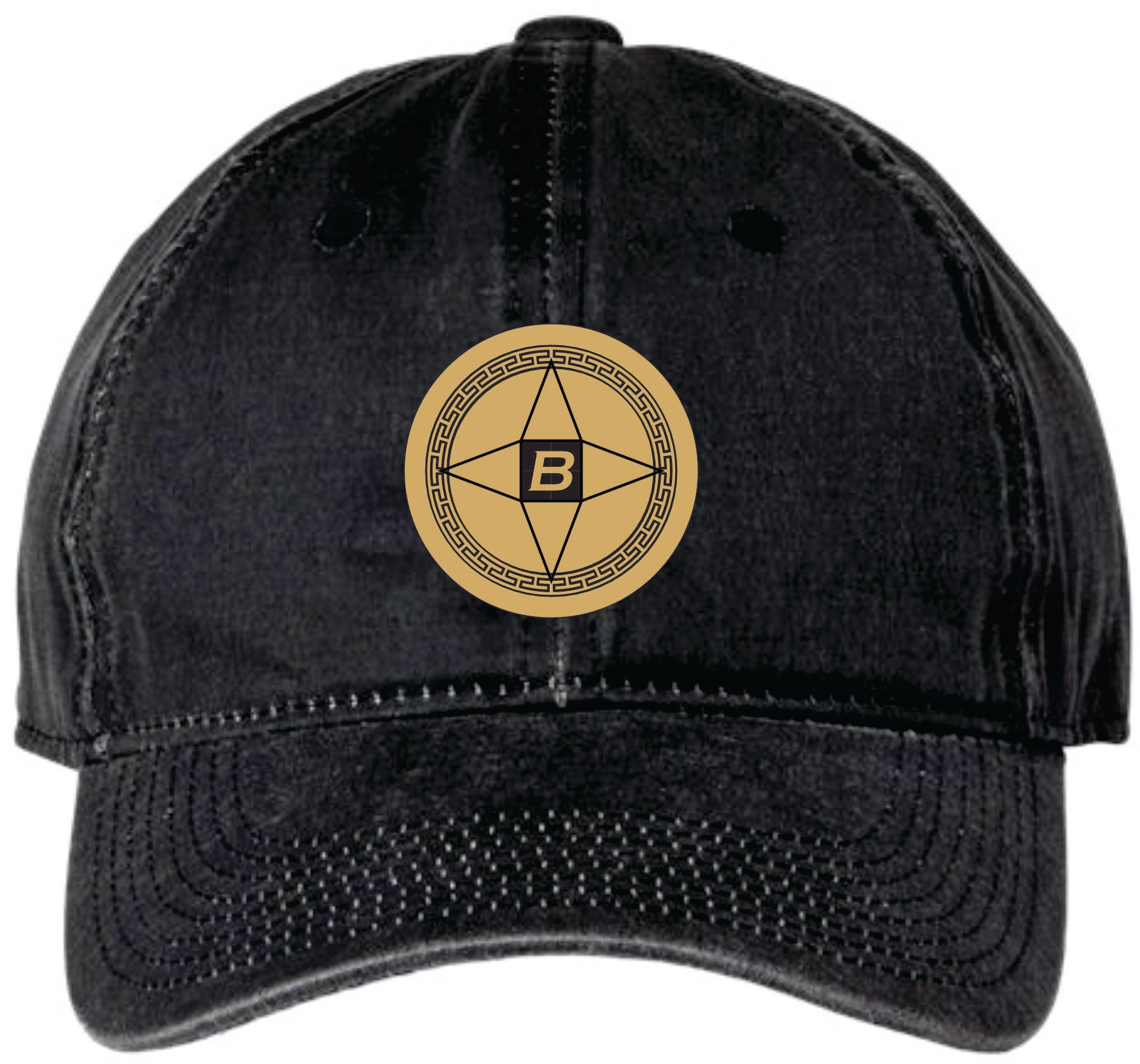 BCHS Band Hat with Leather Patch (Unstructured)