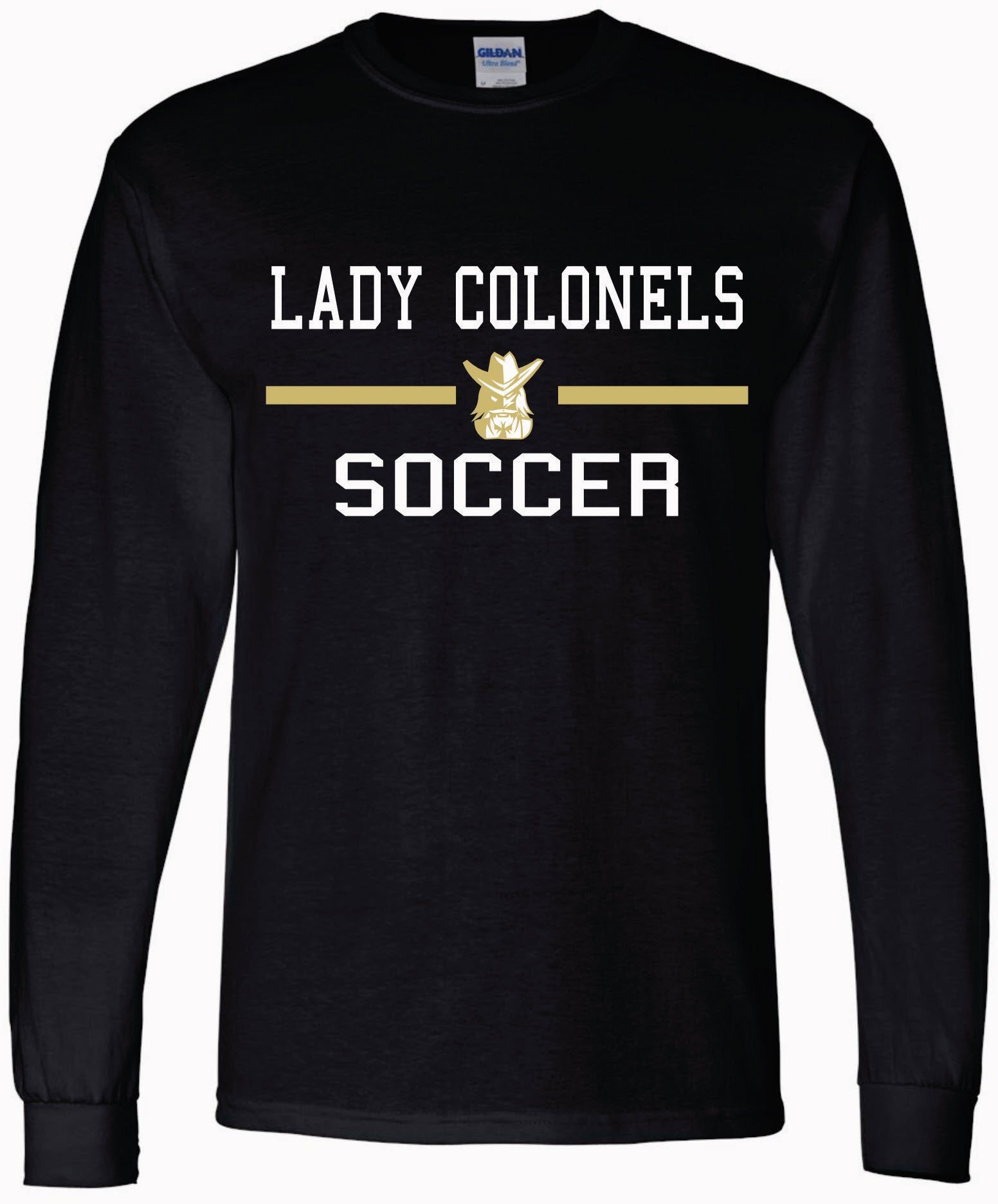 Bourbon County Lady Colonels Soccer Long Sleeve T-Shirt