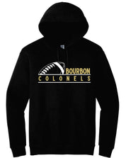 Bourbon County Football Hoodie Bourbon Colonel