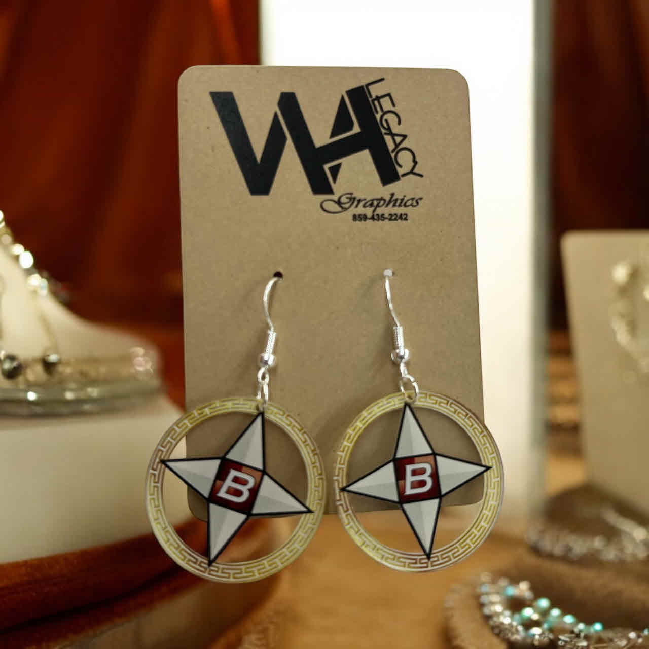 Bourbon County Band Earrings