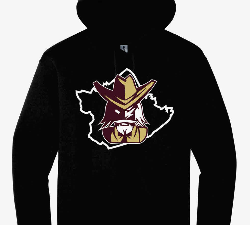 Bourbon County Colonels - Colonel Outline Hoodie
