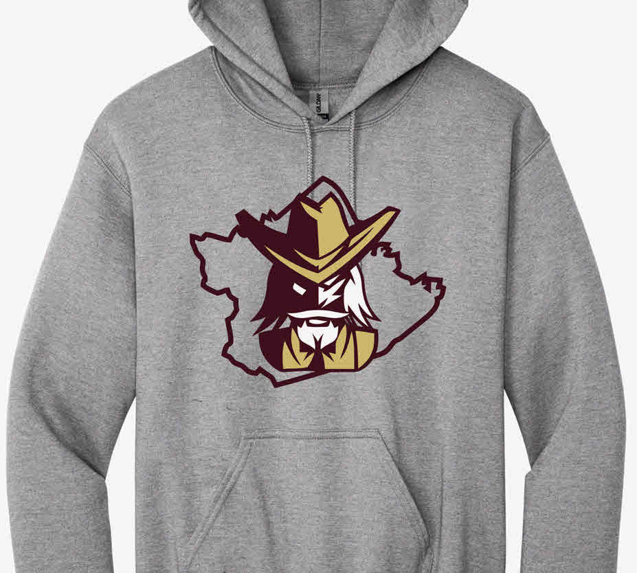 Bourbon County Colonels - Colonel Outline Hoodie