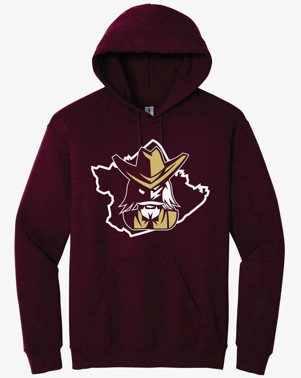 Bourbon County Colonels - Colonel Outline Hoodie
