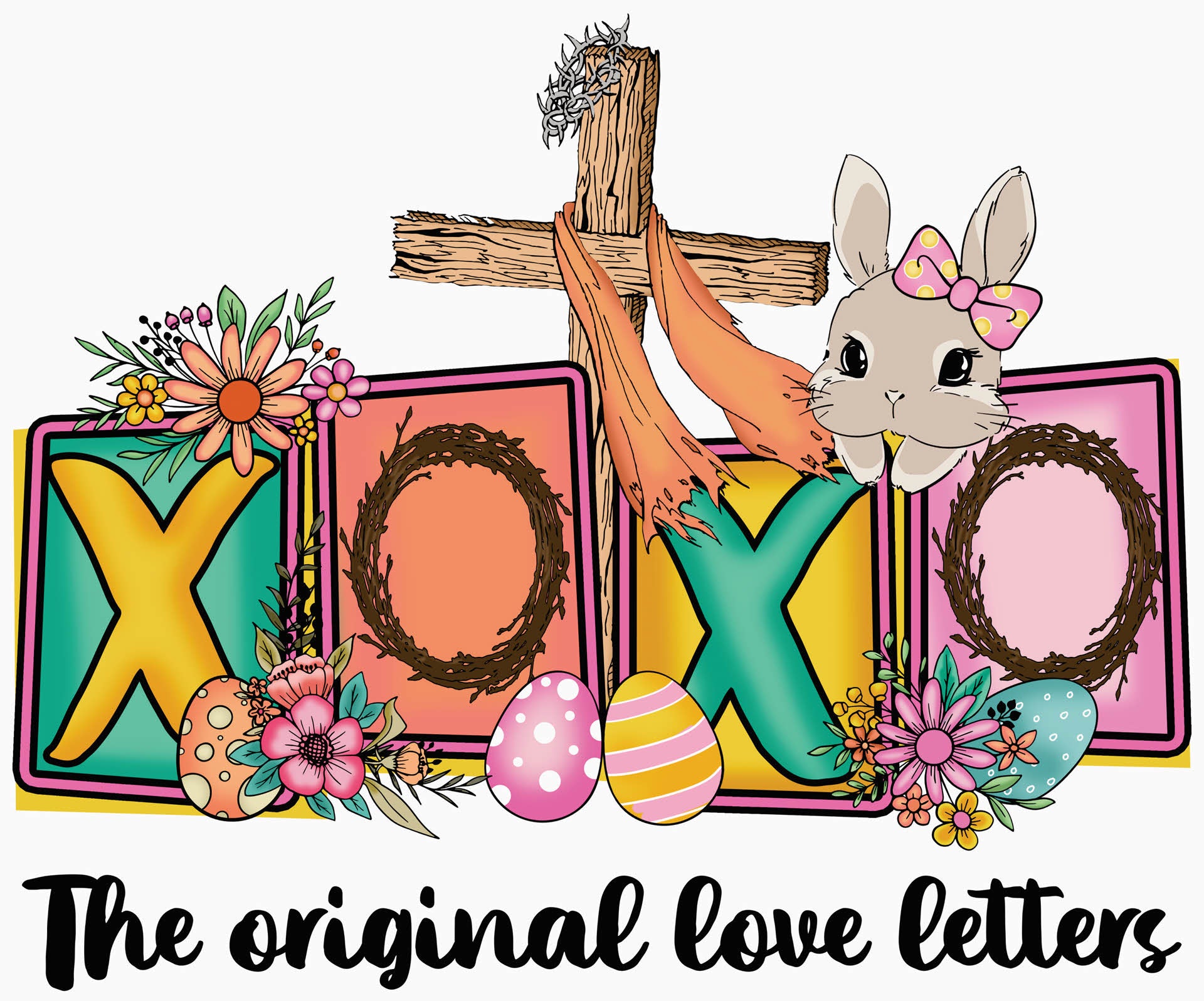 The Original Love Letters XOXO - Easter DTF