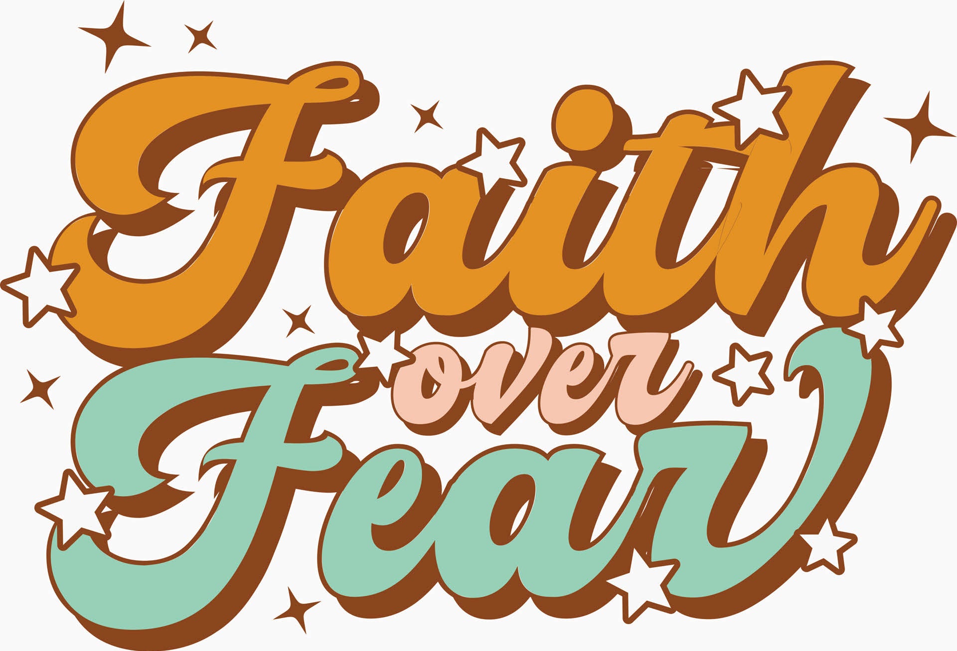 Faith Over Fear - Easter DTF