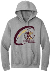 Bourbon County Football Hoodie Outline Colonel