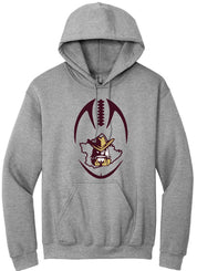 Bourbon County Football Hoodie Outline Colonel V2