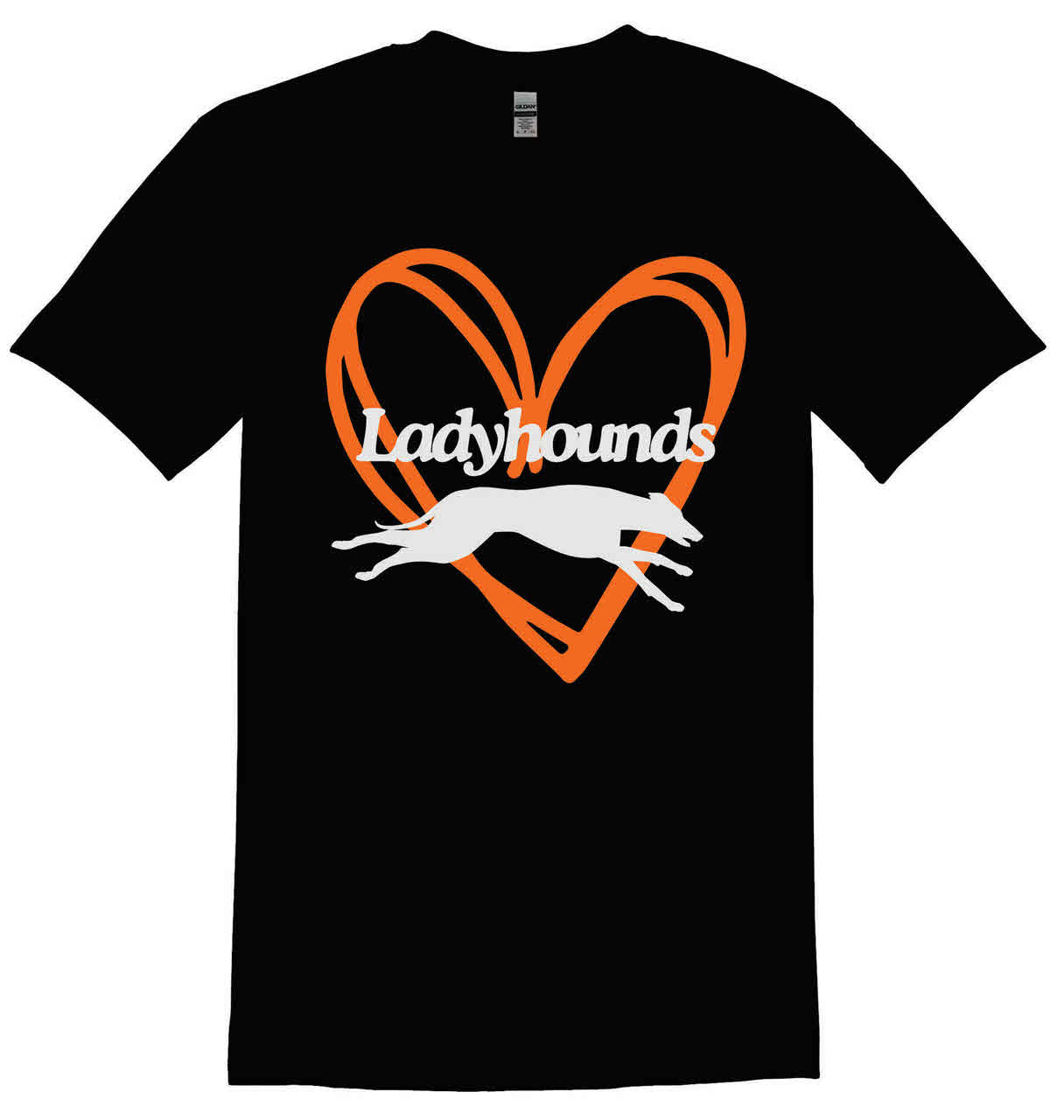 Paris Heart Ladyhounds T-shirt