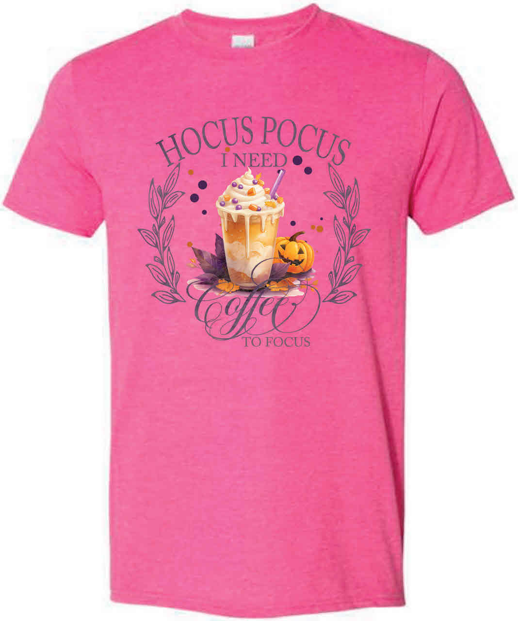 Halloween Hocus Pocus I Need Coffee Soft Style T-Shirt