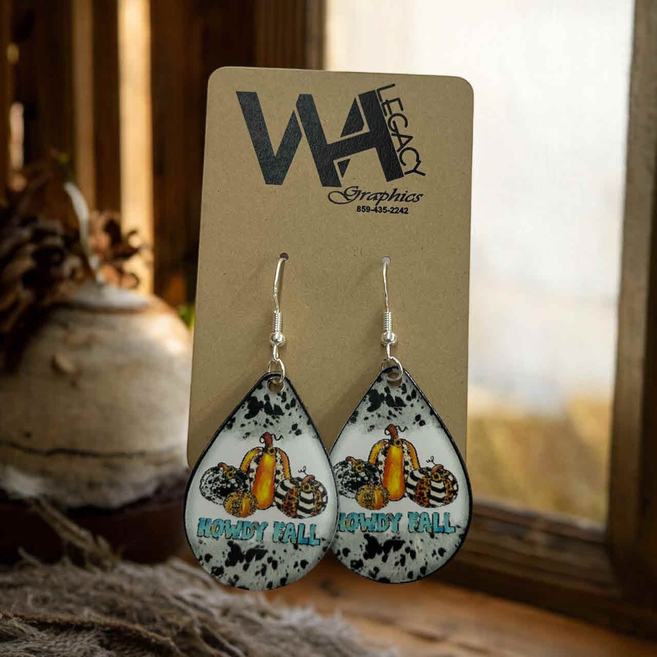 Howdy Fall Earrings - Autumn & Fall Collection