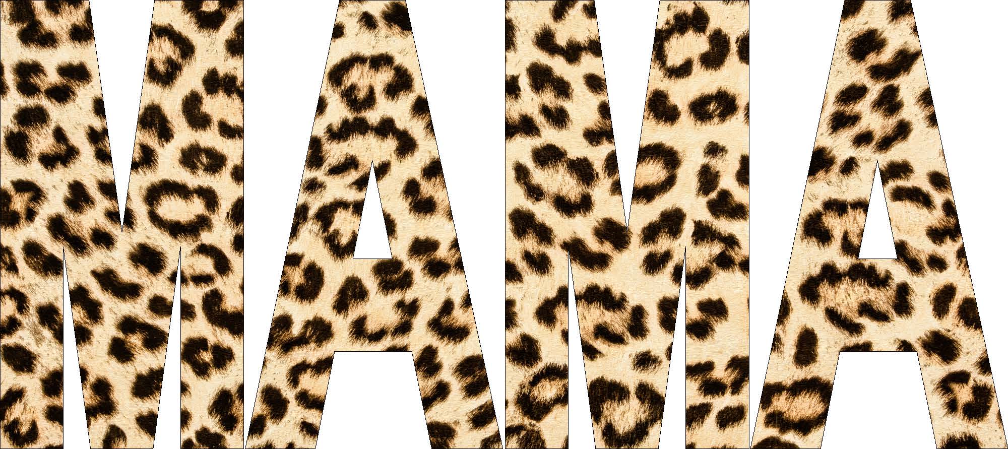 MAMA Leopard Print DTF