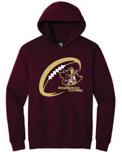 Bourbon County Football Hoodie Outline Colonel
