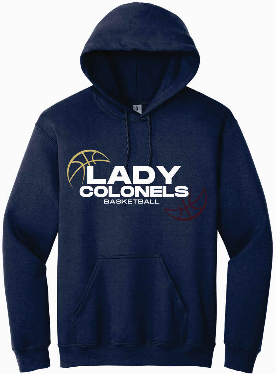 Bourbon County Lady Colonels Basketball Hoodie