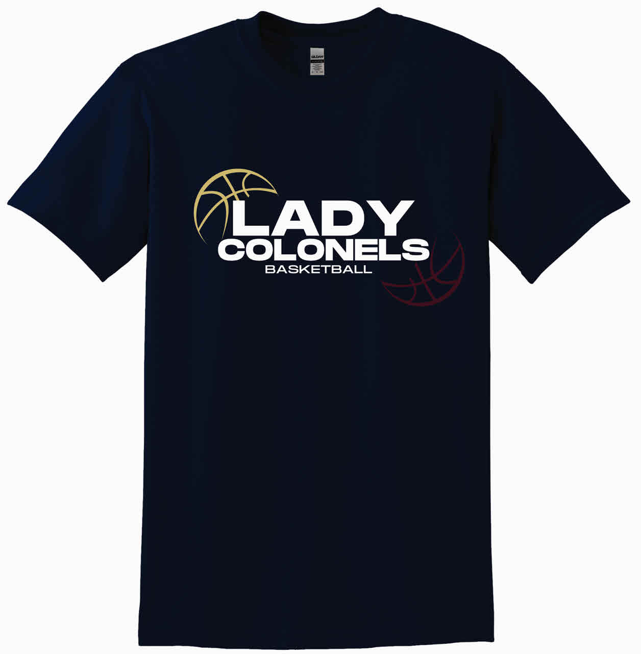 Bourbon County Lady Colonels Basketball T-Shirt