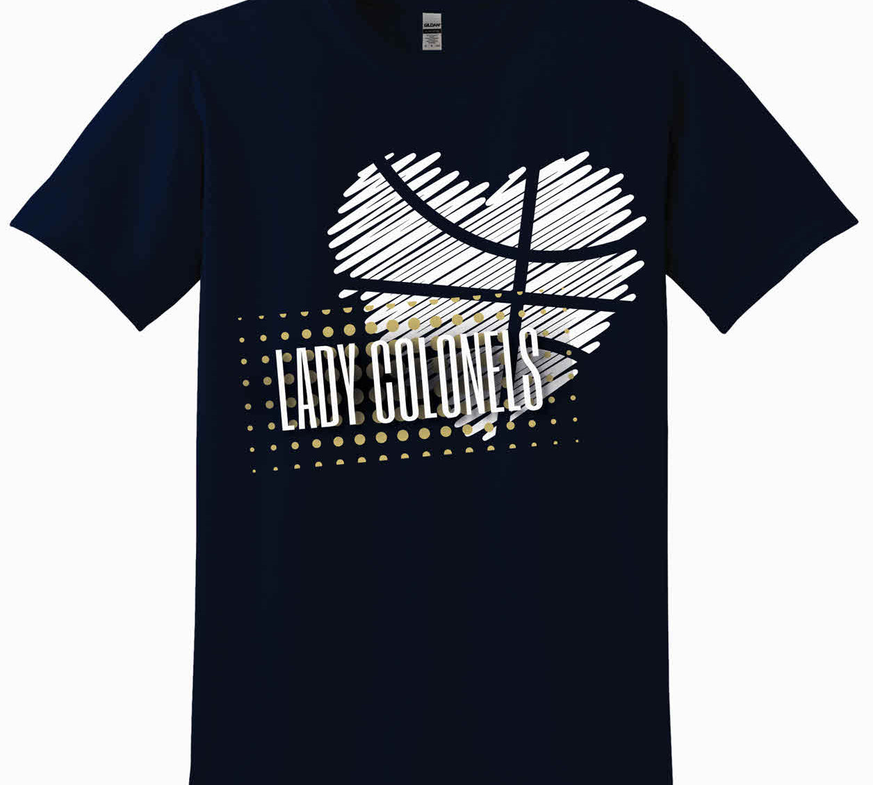 NavyTShirtLadyColonelsBasketballHeart.jpg