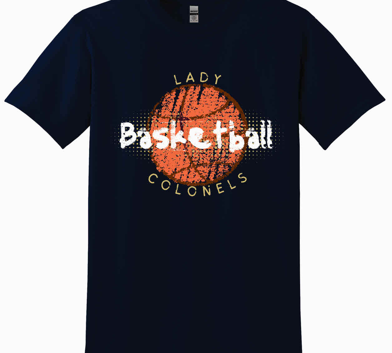 NavyTShirtLadyColonelsBasketballLogo.jpg