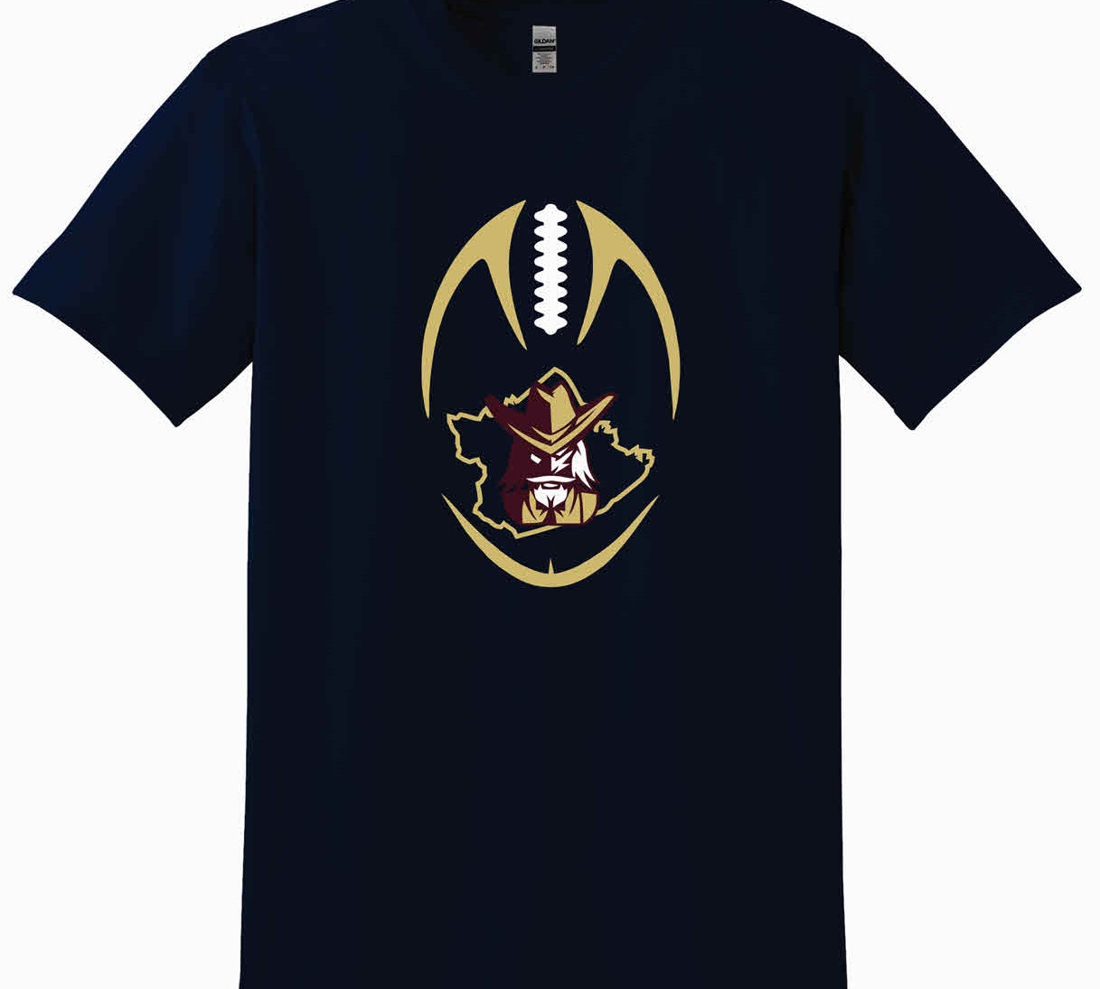 Bourbon County Colonels Football Outline Colonel V2