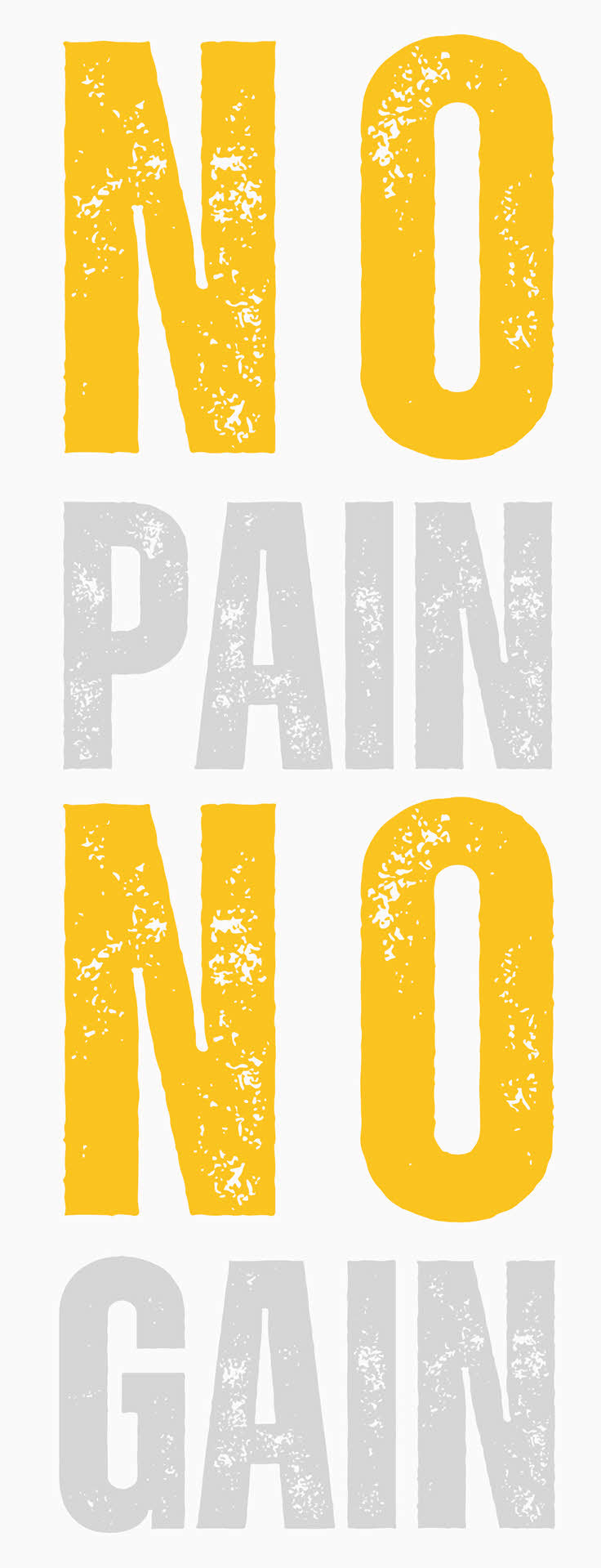 No Pain No Gain - Inspirational DTF