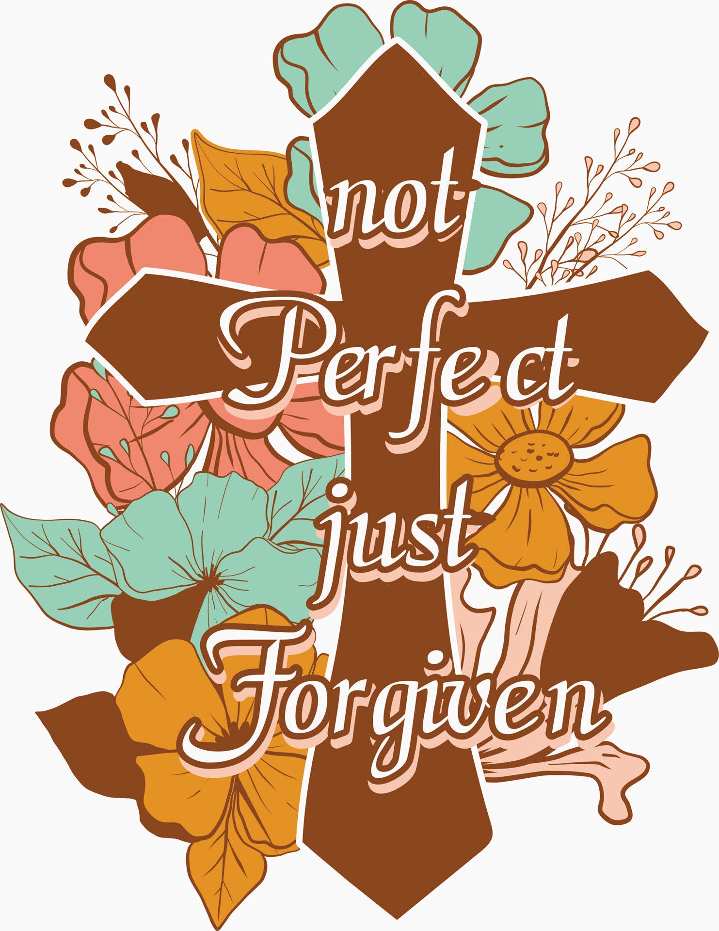 Not Perfect Just Forgiven 2 - Easter DTF