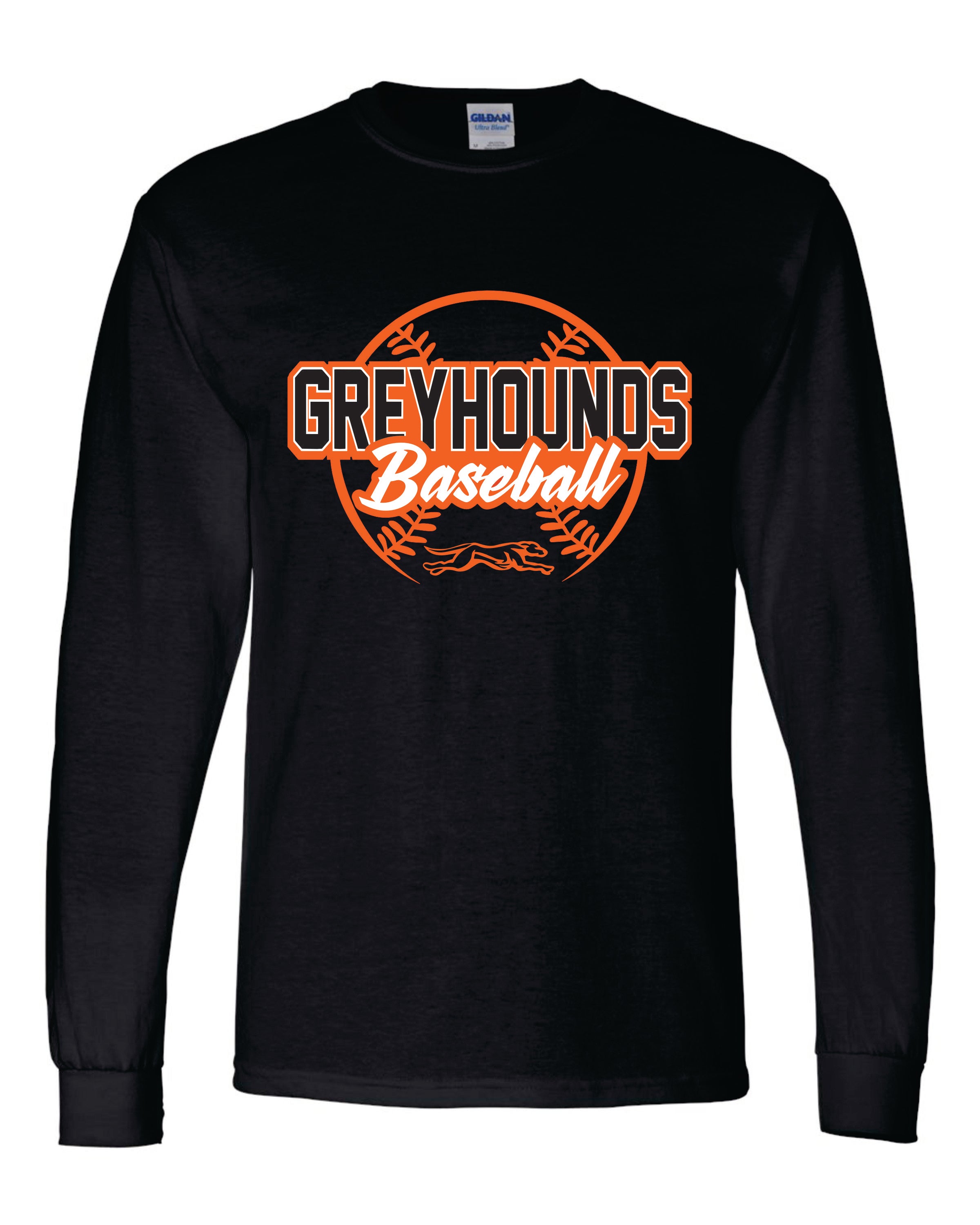 Paris Greyhounds Baseball Long Sleeve T-Shirt