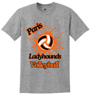 Paris Ladyhounds Volleyball Attack T-shirt