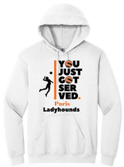 Paris Ladyhounds Volleyball You Got Served Hoodie