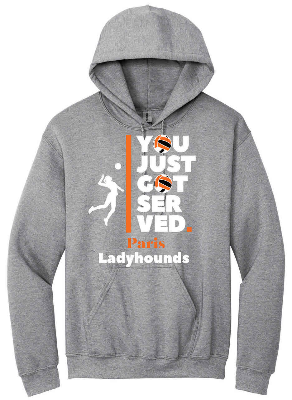 Paris Ladyhounds Volleyball You Got Served Hoodie
