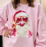 Peace Santa Crew Neck