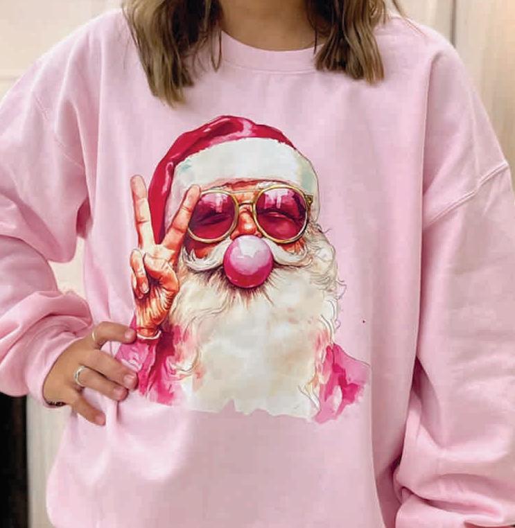 Peace Santa Crew Neck